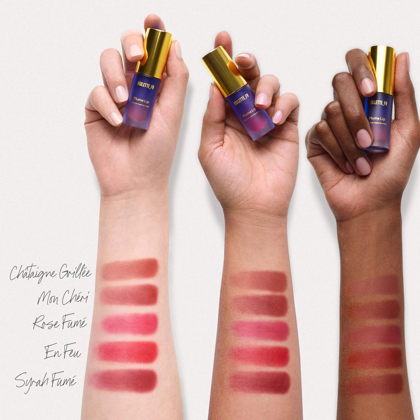 BAJO PEDIDO - VIOLETTE_FR PLUME LIP Moisturizing Feather Matte Lip Whip | Labial Líquido