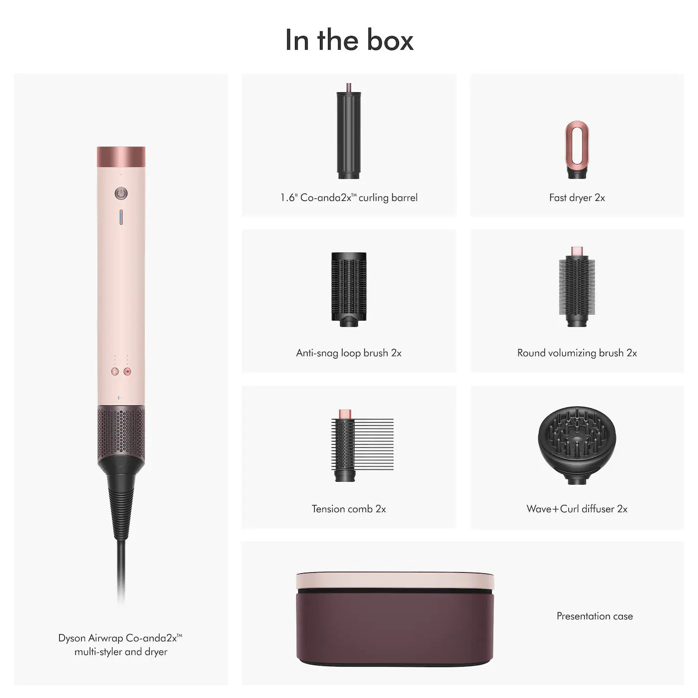 BAJO PEDIDO - Dyson Airwrap Co-anda2x Multi-Styler | Estilizador 6-en-1 Para Cabello Rizado a Coily