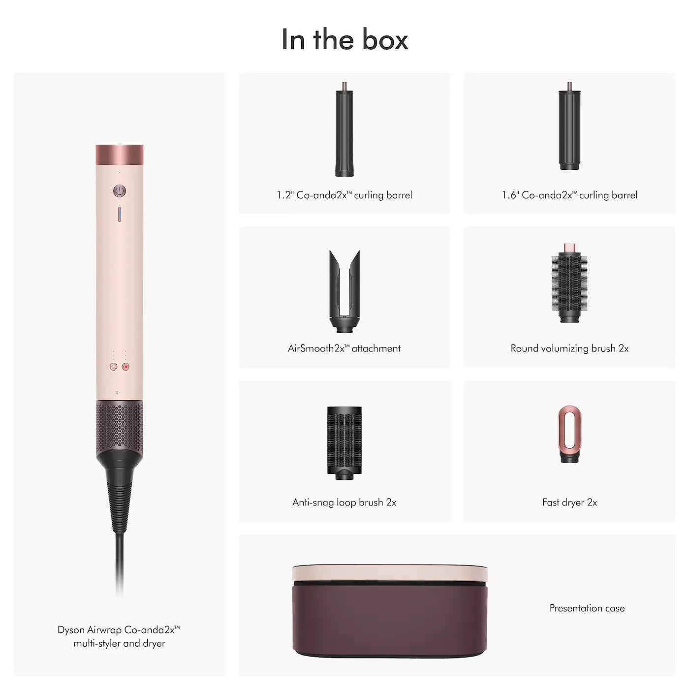 BAJO PEDIDO - Dyson Airwrap Co-anda2x Multi-Styler | Estilizador 6-en-1 Para Cabello Liso a Ondulado