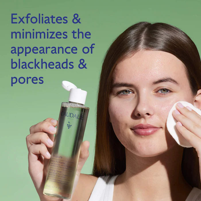 BAJO PEDIDO - Caudalie Vinopure Pore Minimizing Toner – Tónico Con Ácido Salicílico Para Reducir Poros 200 ML