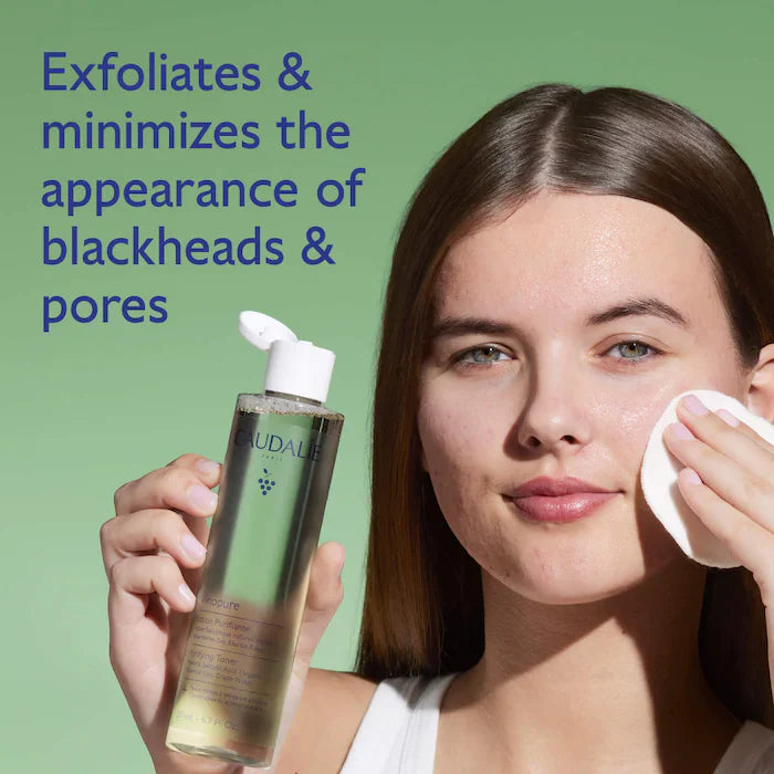 BAJO PEDIDO - Caudalie Vinopure Pore Minimizing Toner – Tónico Con Ácido Salicílico Para Reducir Poros 200 ML
