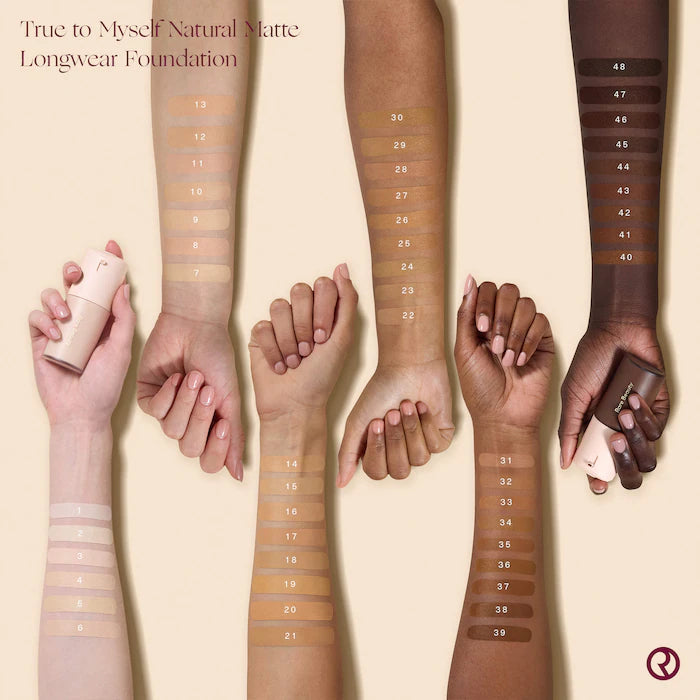 BAJO PEDIDO - Rare Beauty True To Myself Natural Matte Longwear Foundation Base De Maquillaje Mate Natural Larga Duración