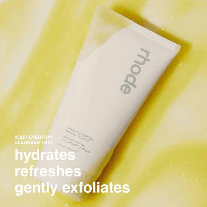BAJO PEDIDO - Rhode Pineapple Refresh Daily Cleanser – Limpiador Facial Suave Con Extracto De Piña Y PGA
