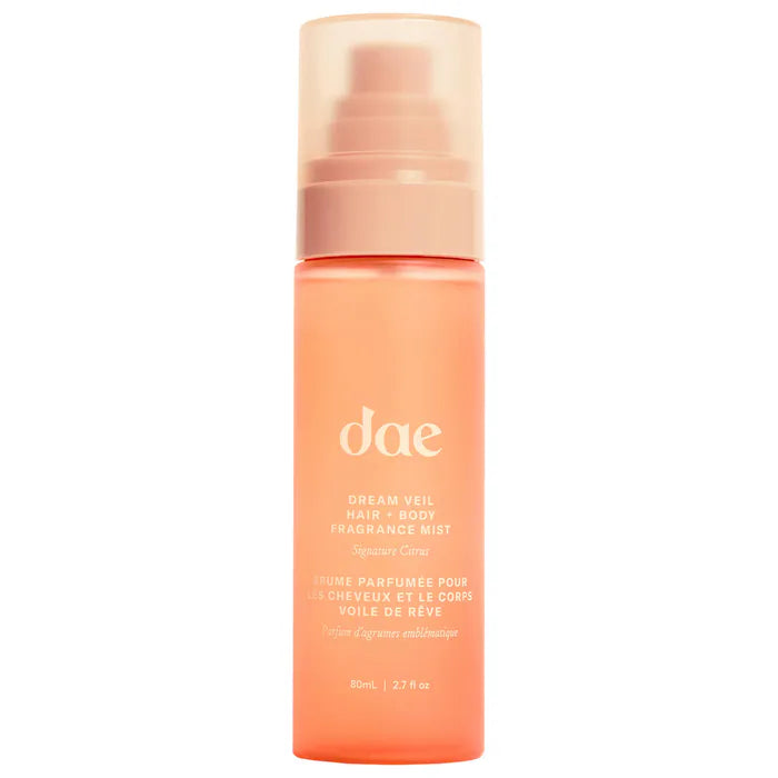 BAJO PEDIDO - Dae Dream Veil – Mist Cítrico Para Cabello Y Cuerpo Con Aroma Fresco Y Ligero 80 ML