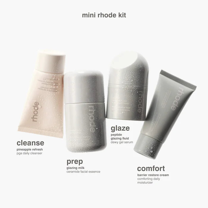 Rhode Mini Rhode Kit Glazed Skincare Essentials — Set Esencial Hidratante y Luminoso en Tamaño Mini