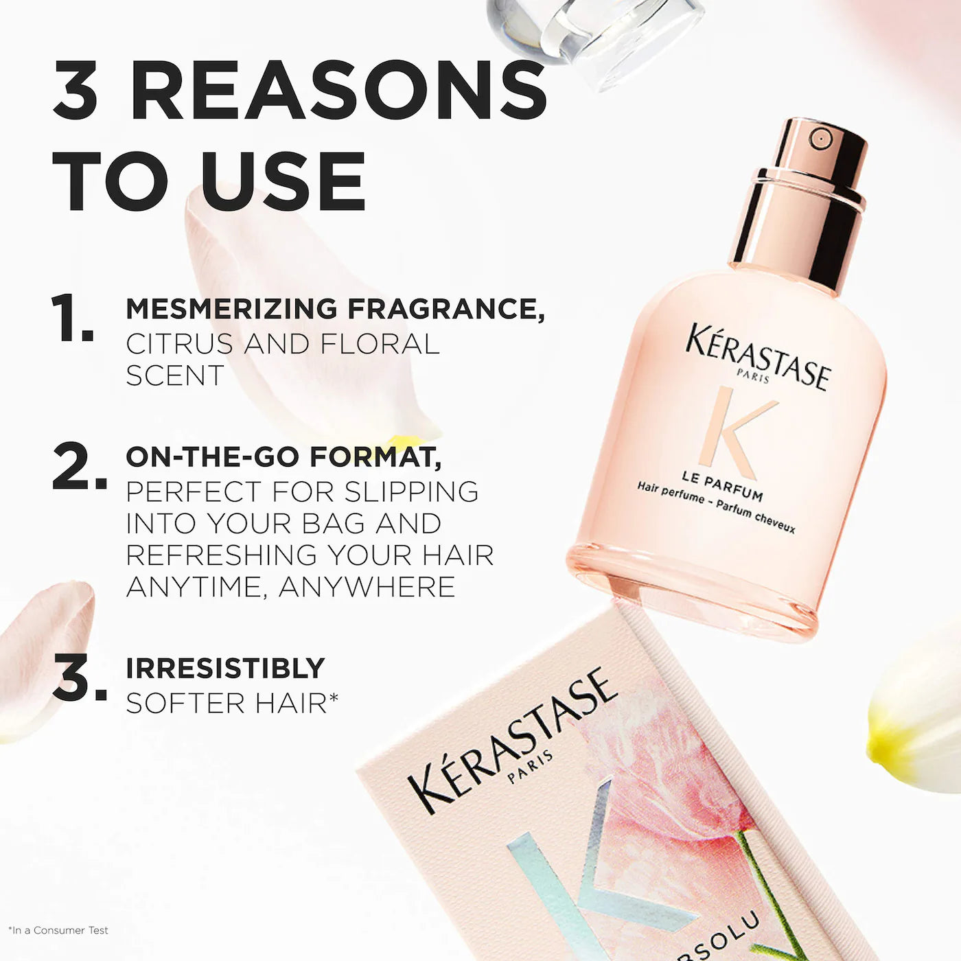 KÉRASTASE Gloss Absolu Hair Perfume with Citrus, Vanilla & Rose | Bruma Corporal y Capilar 30 ML