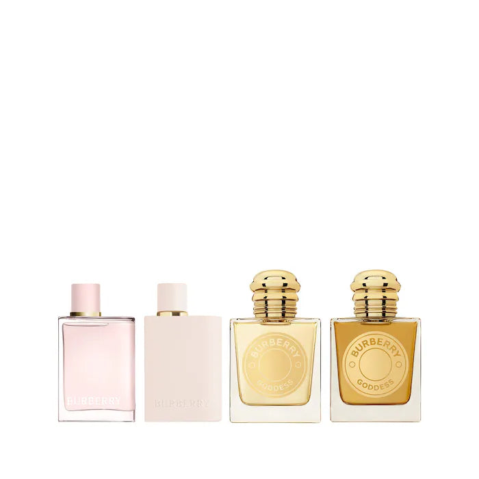 BAJO PEDIDO - BURBERRY Mini Goddess & Her Perfume Sampler Set | Set de Perfumes Mini de Lujo