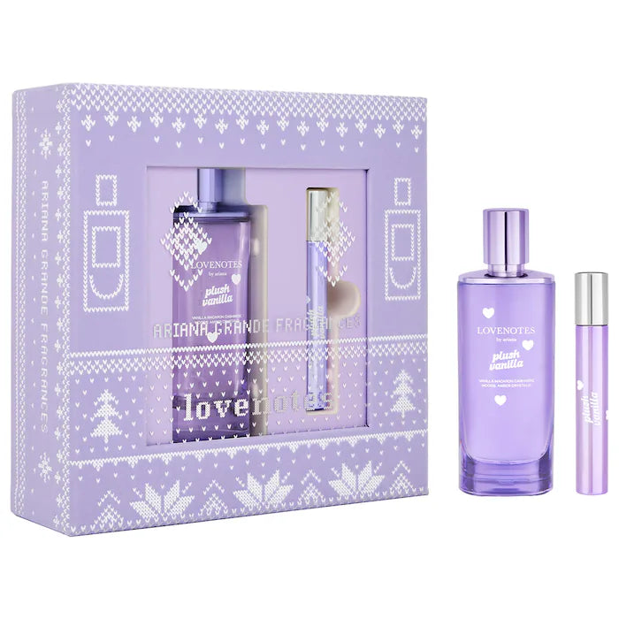 BAJO PEDIDO - Ariana Grande LOVENOTES Plush Vanilla Perfume Gift Set – Set De Perfume Edición Especial