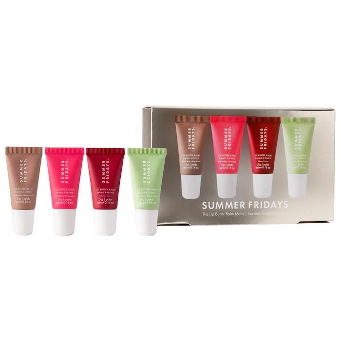 Summer Fridays The Lip Butter Balm Minis | Set de Bálsamos Labiales Hidratantes