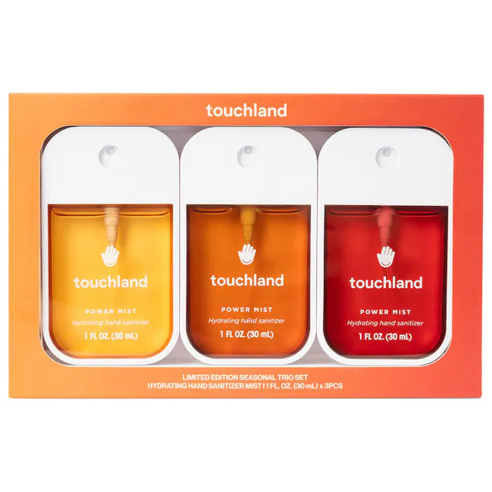BAJO PEDIDO - Touchland Limited Edition Power Mist Hydrating Hand Sanitizer Seasonal Trio Set | Edición Especial