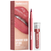 BAJO PEDIDO - HUDA BEAUTY Make Out Sesh Lip Duos — Set De Labiales Con Brillo Hidratante Y Color Intenso Para Labios Suaves Y Atractivos