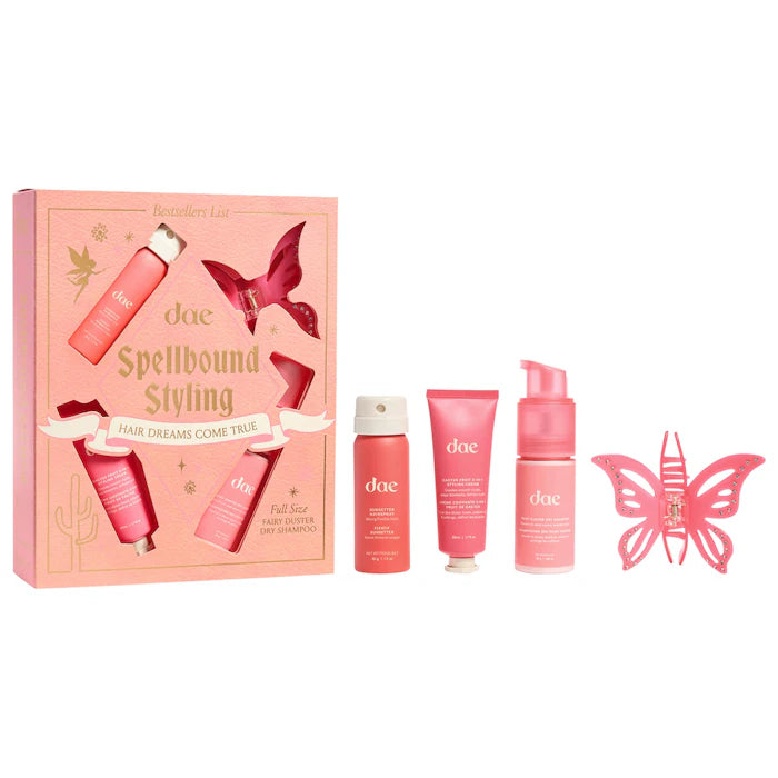 BAJO PEDIDO - Dae Spellbound Styling Hair Gift Set — Set De Peinado e Hidratación Capilar Con Brillo Natural y Fragancia Dulce