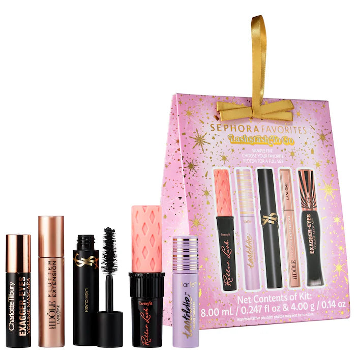 BAJO PEDIDO - Sephora Favorites Lashstash To Go Makeup Value Set – Kit De Máscaras De Pestañas Edición Limitada