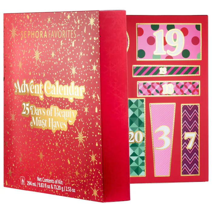 BAJO PEDIDO - Sephora Favorites 25 Days of Beauty Must Haves Advent Calendar | 25 Miniaturas Exclusivas