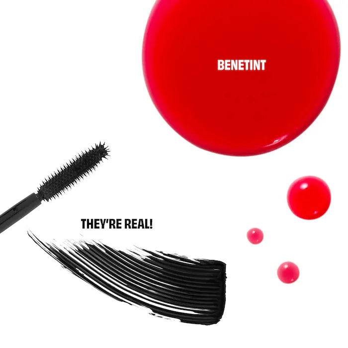 BAJO PEDIDO - Benefit Cosmetics Talk Beauty To Me Benetint & They're Real Mascara Duo Gift Set | Tinte & Máscara
