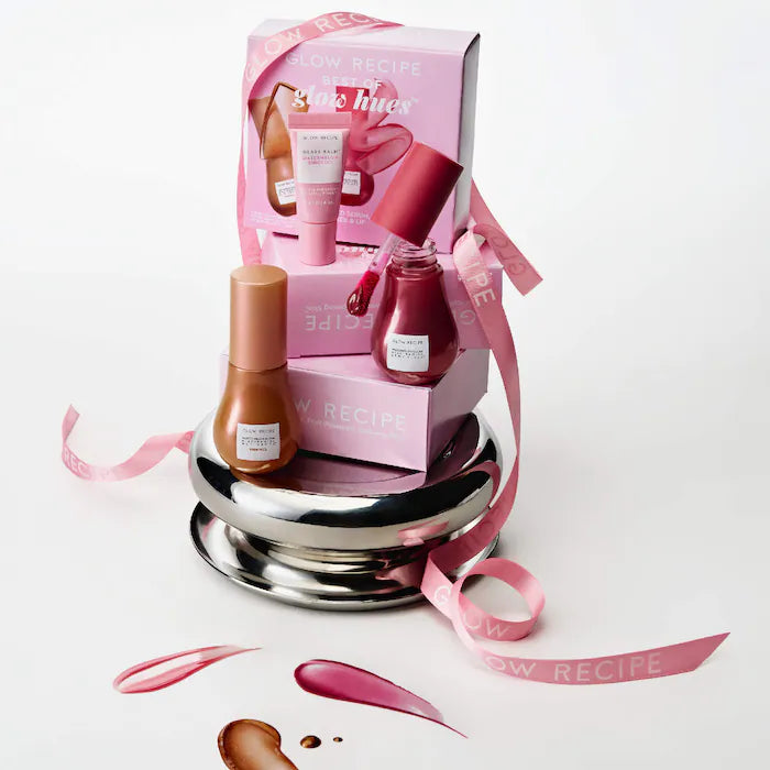 BAJO PEDIDO - Glow Recipe Best of Glow Hues Gift Set | Tinted Serum, Cheek & Lip Essentials
