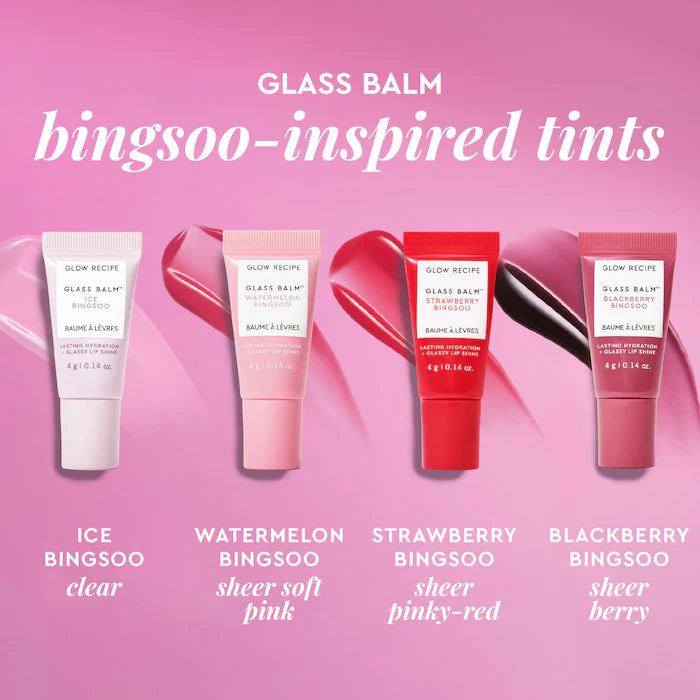 Bajo Pedido - Glow Recipe Mini Glass Balm Lip Collection Gift Set
