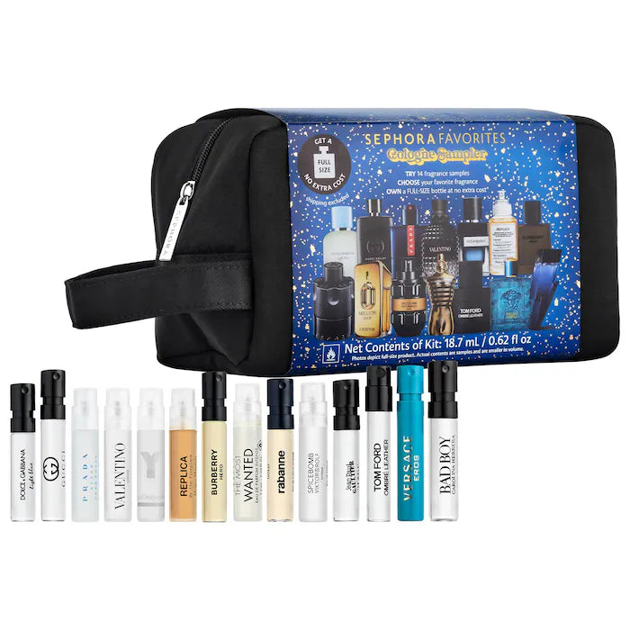 BAJO PEDIDO - Sephora Favorites Cologne Sampler Set — Set De Muestras De Colonias Para Hombre Con Vale Canjeable Por Tamaño Completo