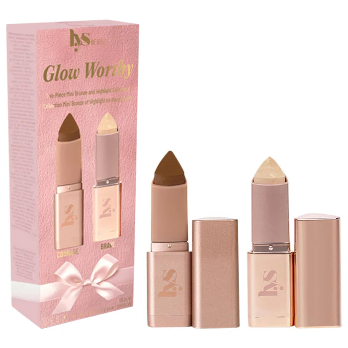 BAJO PEDIDO - LYS Beauty Mini Glow Worthy Light Bronzer & Highlighter Set — Dúo Mini De Bronceador e Iluminador Con Acabado Radiante y Natural