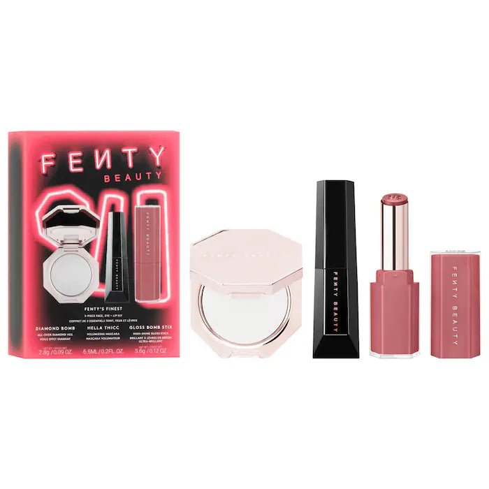Fenty Beauty Fenty's Finest Kit – Set De 3 Piezas Para Rostro, Ojos Y Labios