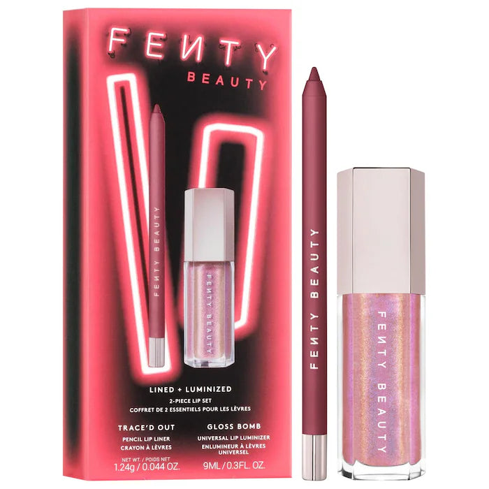 Fenty Beauty by Rihanna Lined + Luminized 2-Piece Lip Set | Delineador & Brillo Labial