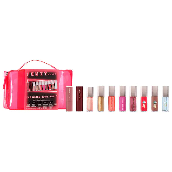BAJO PEDIDO - Fenty Beauty by Rihanna The Gloss Bomb Vault | Colección Completa de Brillos Labiales