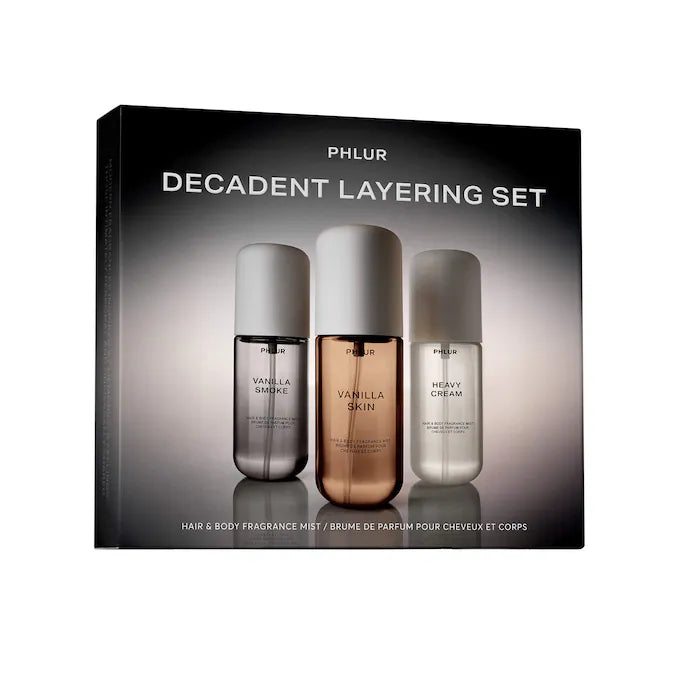 PHLUR Decadent Layering Body Mist Set | Bruma Corporal Perfumada