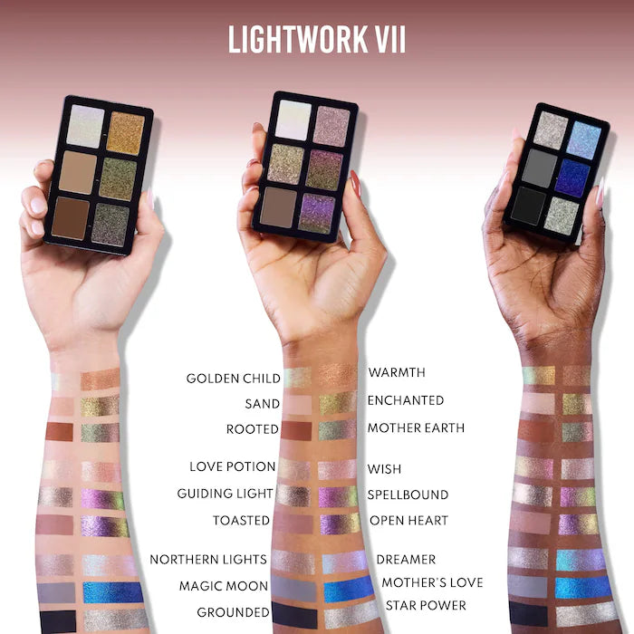 BAJO PEDIDO - Danessa Myricks Beauty Lightwork VII The Freedom Makeup Palette — Paleta Magnética Personalizable Con Pigmentos Iluminadores Para Ojos, Rostro y Labios