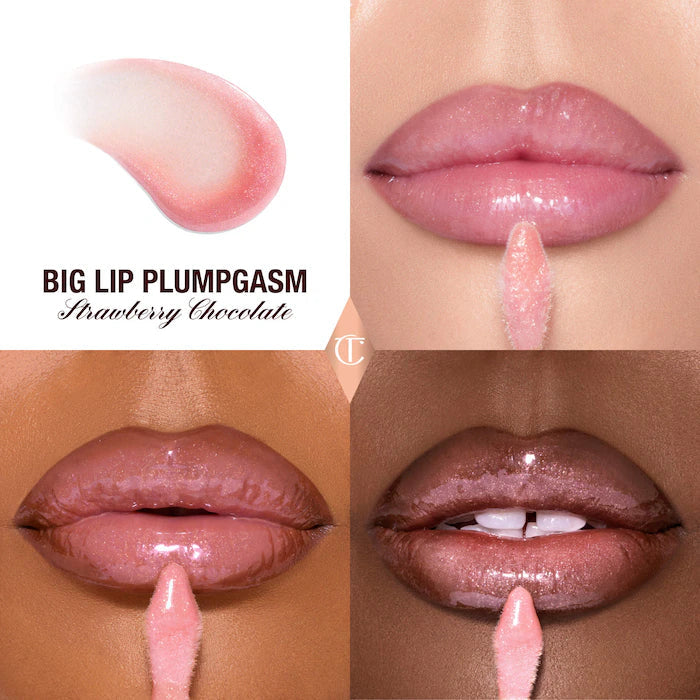SALE  BAJO PEDIDO - Charlotte Tilbury Big Lip Plumpgasm – Brillo De Labios Voluminizador Efecto Instantáneo