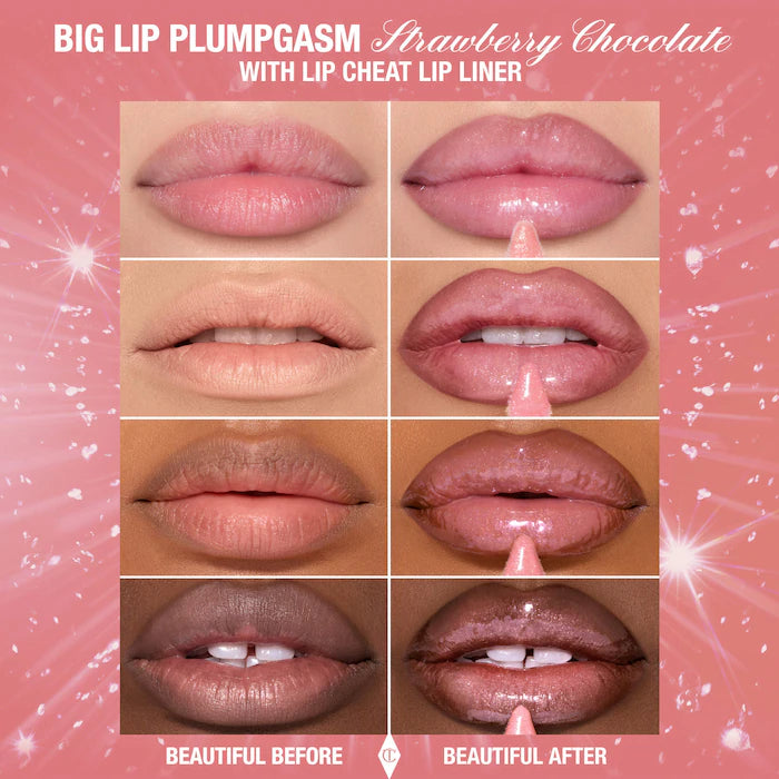BAJO PEDIDO - Charlotte Tilbury Big Lip Plumpgasm – Brillo De Labios Voluminizador Efecto Instantáneo