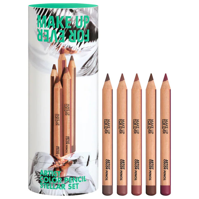 BAJO PEDIDO - MAKE UP FOR EVER Mini Artist Color Lip Pencils Set | Lápices Labiales en Miniatura