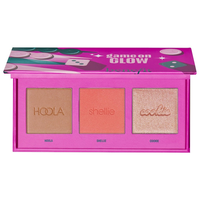 BAJO PEDIDO - Benefit Cosmetics Mini Game On Glow Palette – Paleta De Bronceador, Rubor E Iluminador