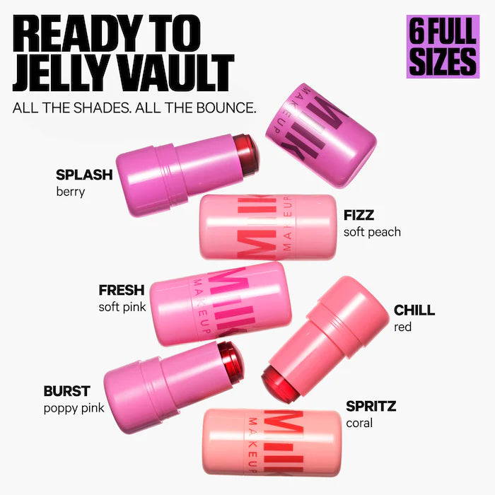BAJO PEDIDO - MILK MAKEUP Ready to Jelly Cooling Water Jelly Tint Vault Gift Set | Tintes Labiales & Mejillas