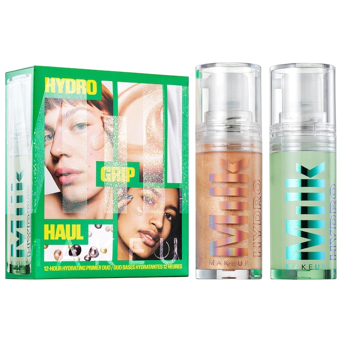 BAJO PEDIDO - MILK MAKEUP Hydro Grip Haul Travel-Size Primer Duo | Primers Mini Hidratantes