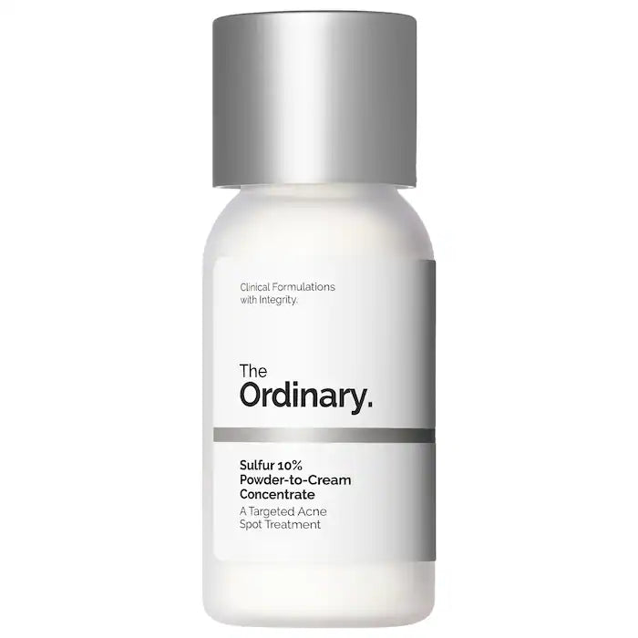 The Ordinary Sulfur 10% Powder-To-Cream Concentrate – Tratamiento Localizado Para Acné