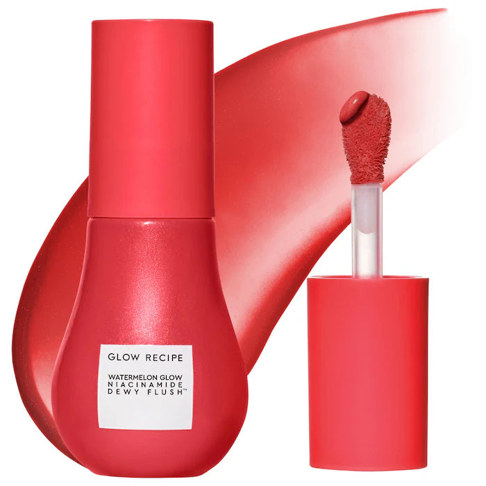 BAJO PEDIDO - Glow Recipe Watermelon Glow Niacinamide Dewy Flush — Rubor Sérum Iluminador Con Niacinamida y Extracto De Sandía