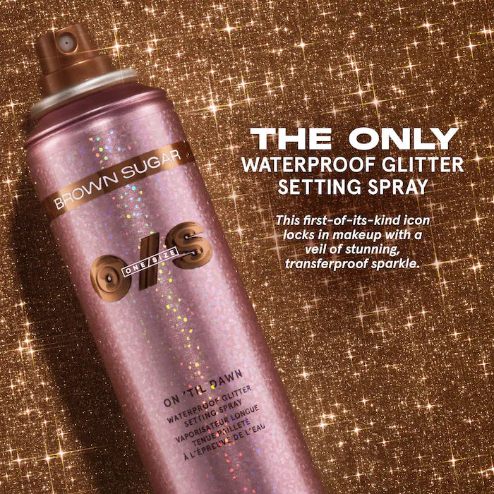ONE/SIZE By Patrick Starrr On 'Til Dawn Waterproof Glitter Setting Spray Brown Sugar 142 ml