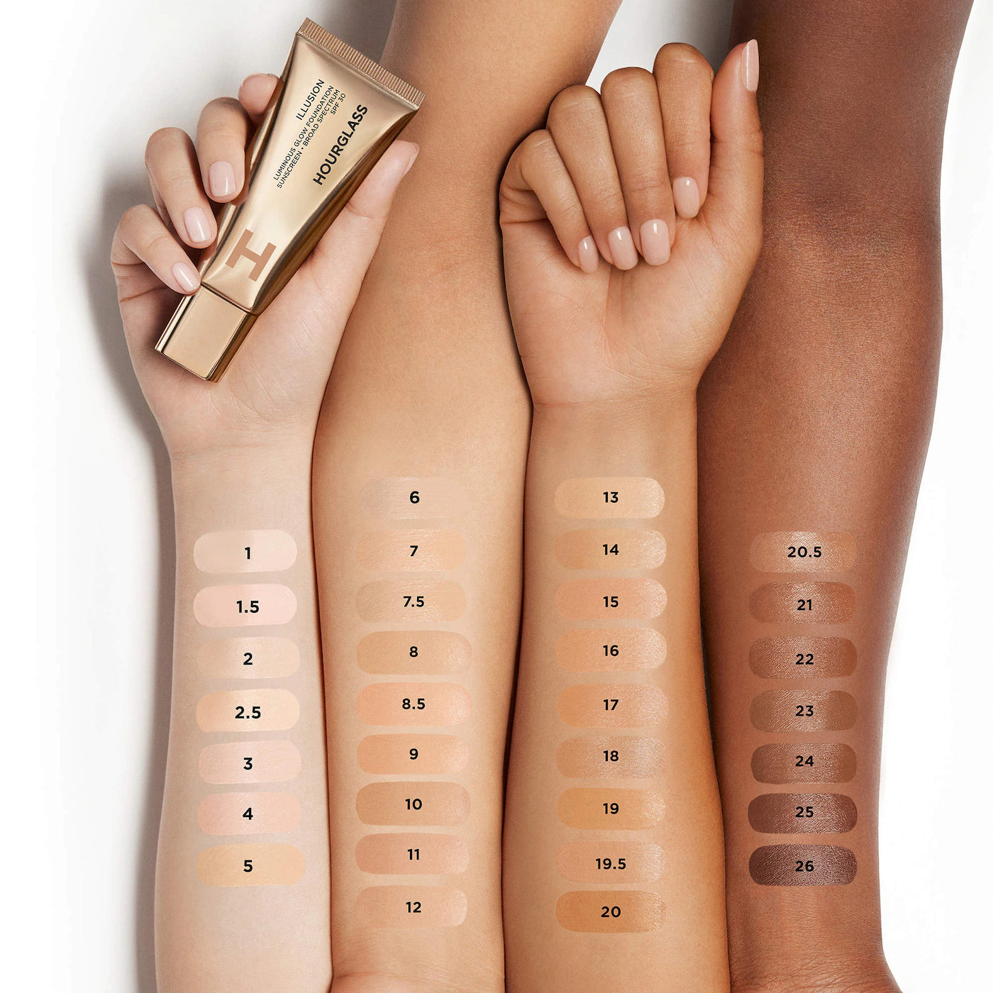 BAJO PEDIDO - HOURGLASS Illusion Luminous Glow Foundation SPF 30 | Base de Maquillaje