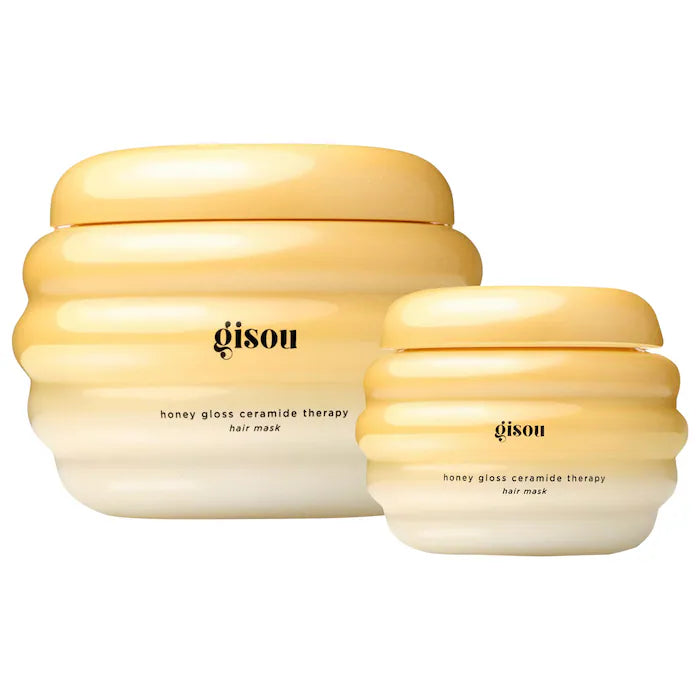 BAJO PEDIDO - Gisou Honey Gloss Ceramide Therapy Hydrating Hair Mask Duo | Mascarillas Capilares Hidratantes