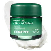 BAJO PEDIDO - Innisfree Green Tea Ceramide Cream – Crema Hidratante Para Barrera Cutánea Y Rojeces 50 ML
