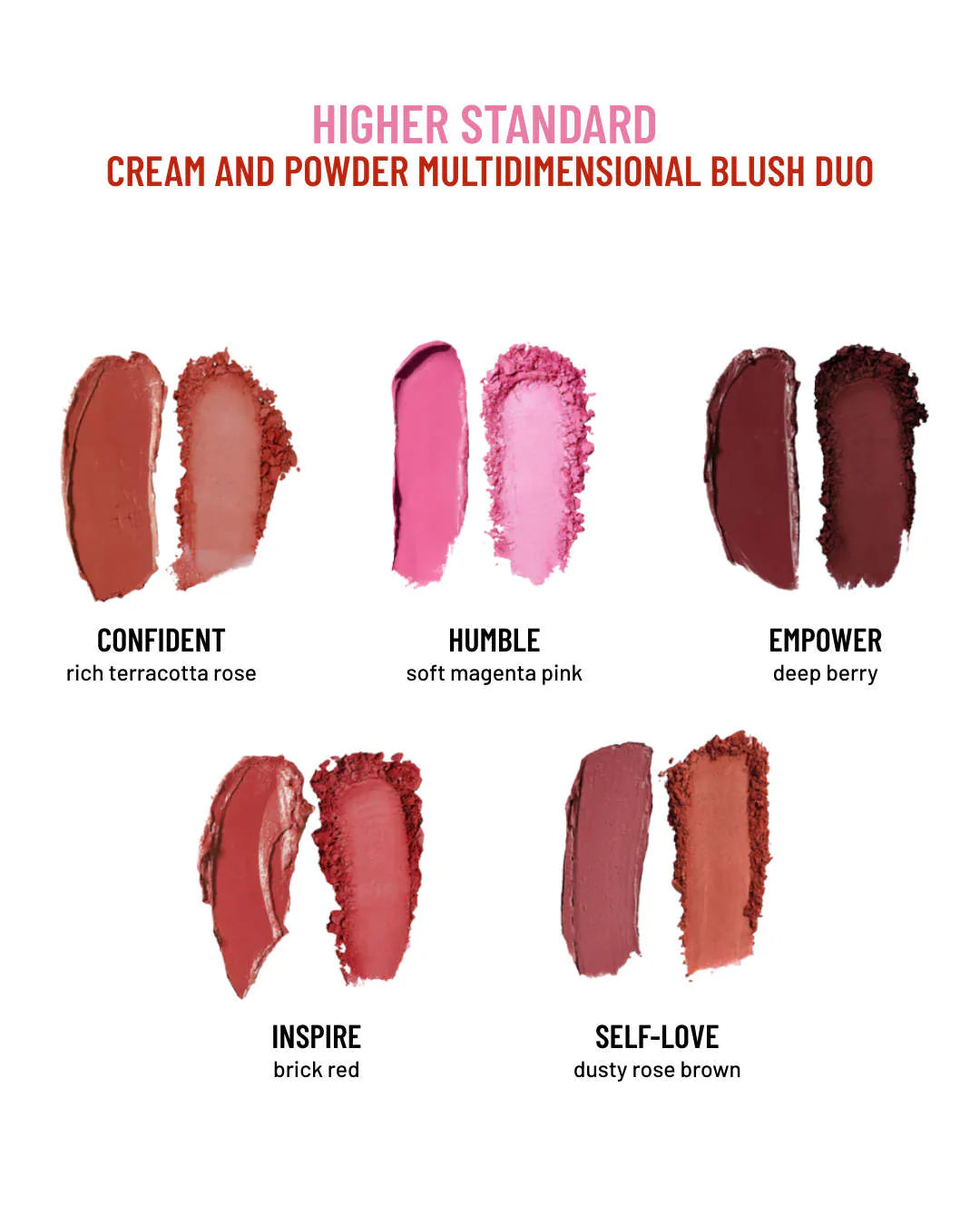 BAJO PEDIDO - LYS BEAUTY Higher Standard Cream and Powder Multidimensional Longwear Blush Duo | Rubor