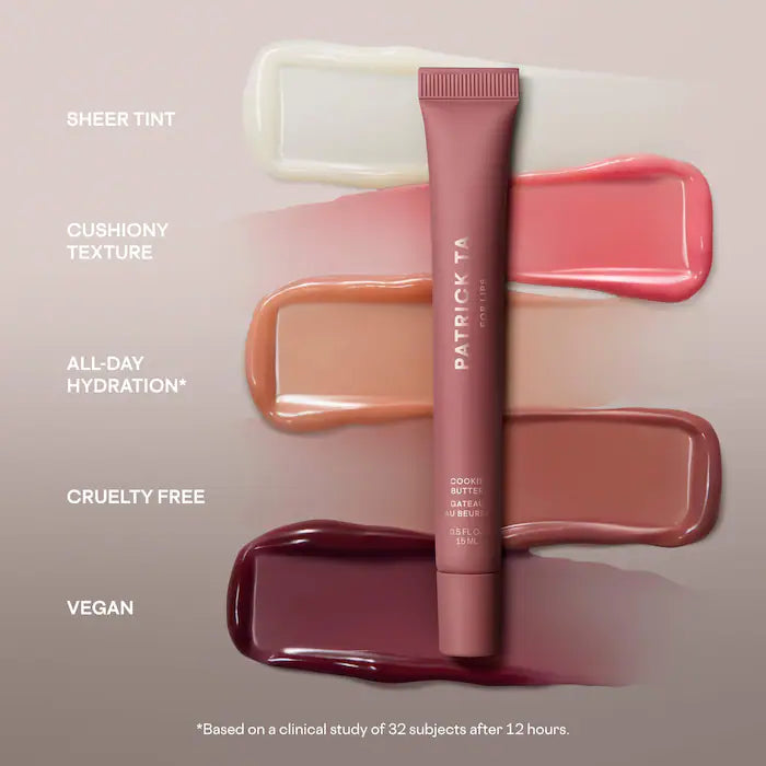 BAJO PEDIDO - PATRICK TA Major Moisture Smoothing and Hydrating Tinted Lip Balm with Vitamin E | Bálsamo Labial