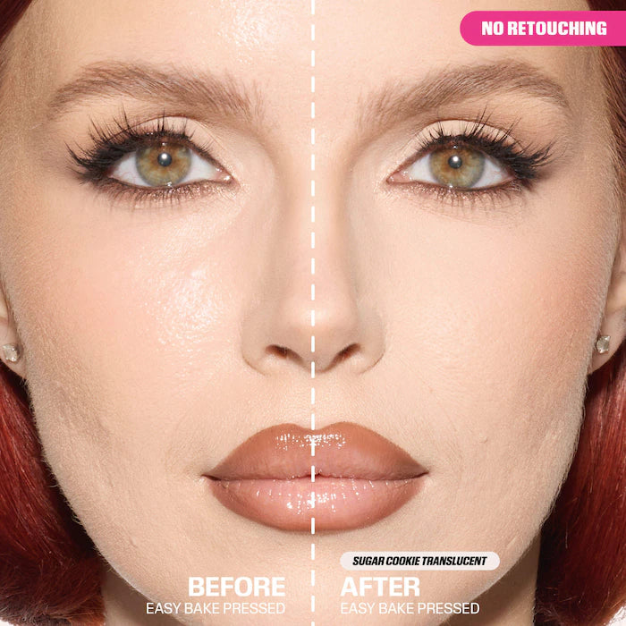 HUDA BEAUTY Easy Bake Airbrush Matte Pressed Setting Powder | Polvo Fijador