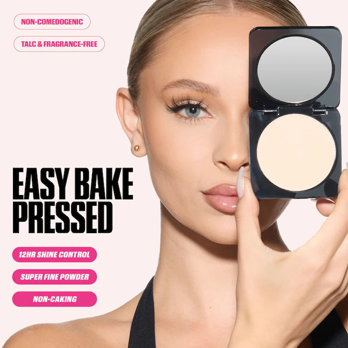 HUDA BEAUTY Easy Bake Airbrush Matte Pressed Setting Powder | Polvo Fijador