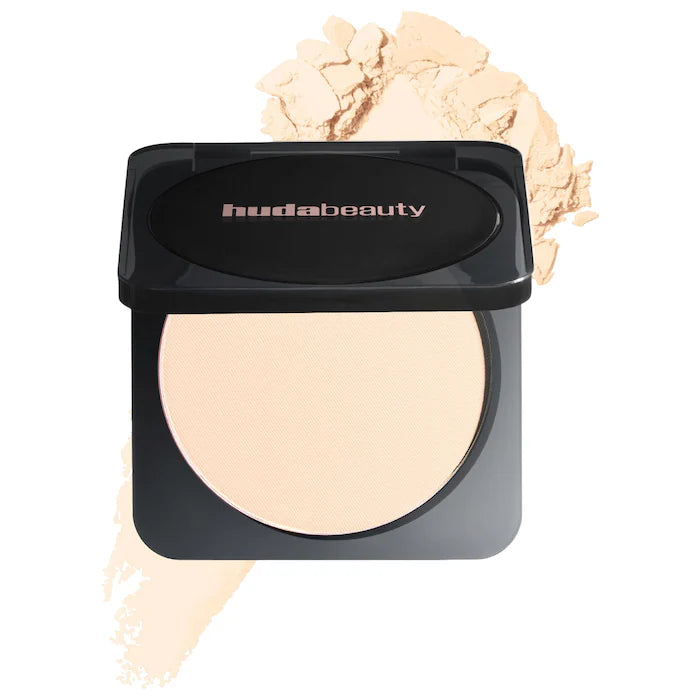 HUDA BEAUTY Easy Bake Airbrush Matte Pressed Setting Powder — Polvo Compacto Matificante Efecto Airbrush