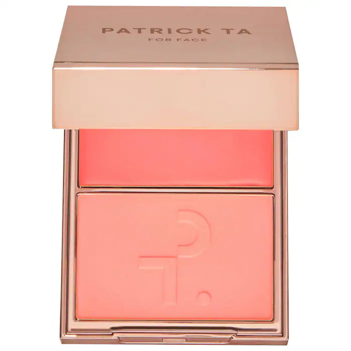 PATRICK TA Powder Blush Duo – Rubor en Polvo Dúo para Color y Luminosidad