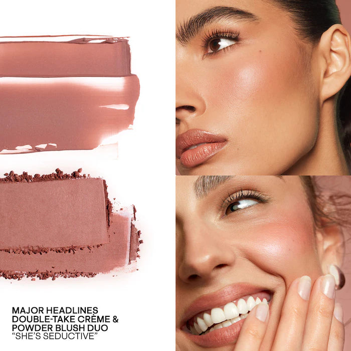 BAJO PEDIDO - PATRICK TA Mini Major Headlines Double-Take Crème & Powder Blush Duo | Rubor