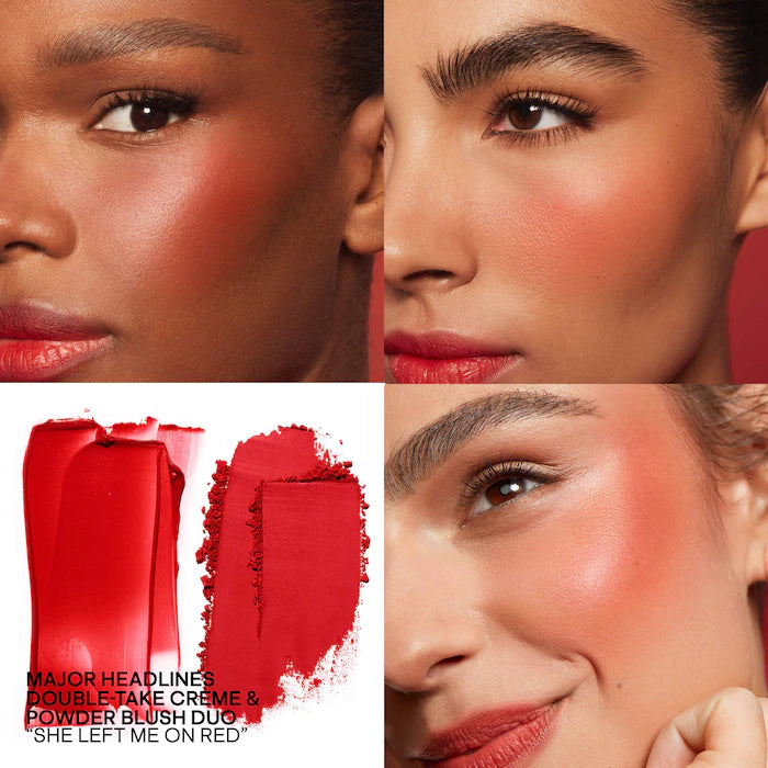 BAJO PEDIDO - PATRICK TA Mini Major Headlines Double-Take Crème & Powder Blush Duo | Rubor
