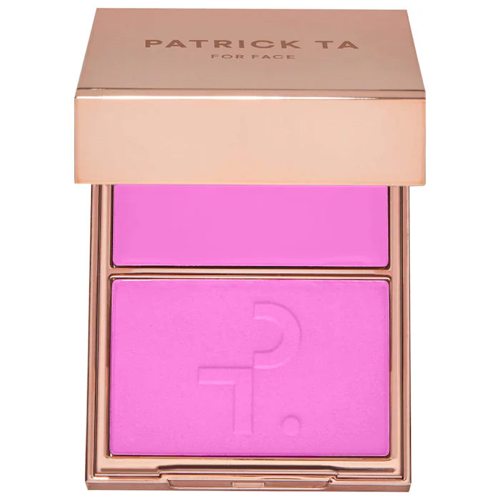 PATRICK TA Powder Blush Duo – Rubor en Polvo Dúo para Color y Luminosidad
