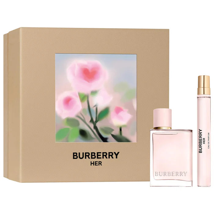 BAJO PEDIDO - BURBERRY Mini Her EDP Perfume Set | Set Perfume Floral Frutal